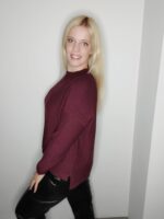 Πουλόβερ με στρογγυλή λαιμόκοψη, πιο μακρύ πίσω - Image 12