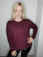 Πουλόβερ με στρογγυλή λαιμόκοψη και μικρό άνοιγμα στο πίσω μέρος - Image 6