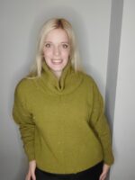 Πουλόβερ μακρυμάνικο με σχήμα V στο στήθος - Image 11