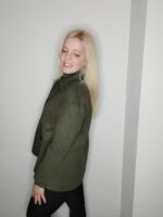 Πανωφόρι - πουκάμισο κοντό με σουεντ υφή - Image 11